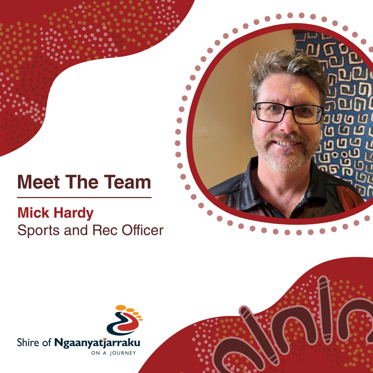 Community Welcomes New Sports and Recreation Officer Michael Hardy